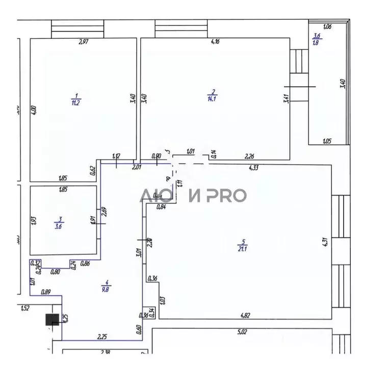 3-к кв. Кировская область, Киров ул. Никитская, 229 (59.8 м) - Фото 2