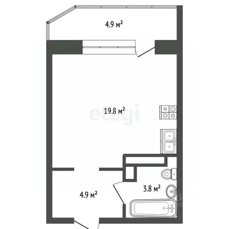 Студия Чувашия, Чебоксары ул. Ленинского Комсомола, 25к1 (28.8 м) - Фото 2