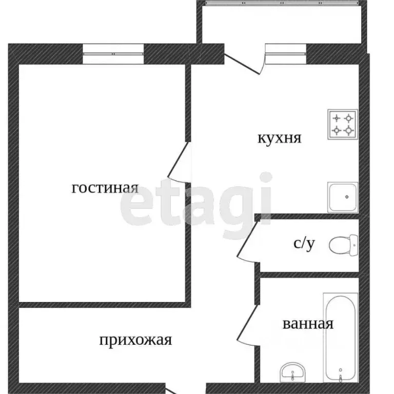 1-к кв. Ярославская область, Ярославль ул. Салтыкова-Щедрина, 38 (38.6 ... - Фото 1