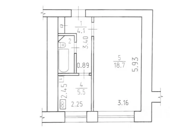 1-к кв. Удмуртия, Ижевск Клубная ул., 74к7 (31.5 м) - Фото 1