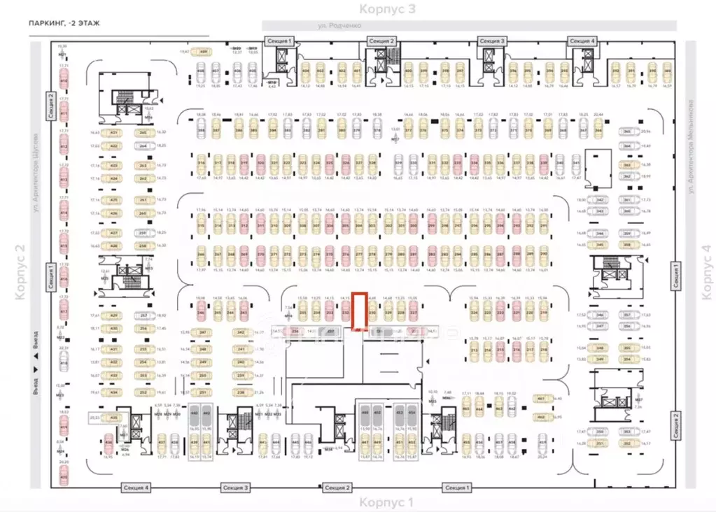 Гараж в Москва ул. Архитектора Щусева, 5к1 (13 м) - Фото 2
