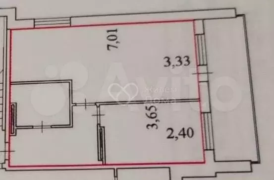 1-к. квартира, 45,2 м, 7/9 эт. - Фото 0
