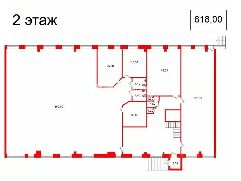 Помещение свободного назначения в Санкт-Петербург Караваевская ул., 57 ... - Фото 2