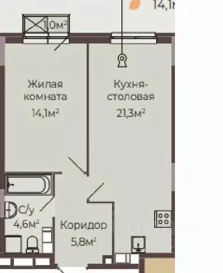 1-к кв. Нижегородская область, Нижний Новгород Соцгород жилрайон, 1-й ... - Фото 0