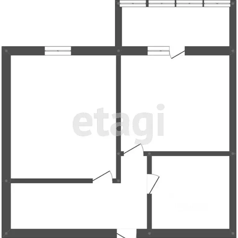 1-к кв. Амурская область, Благовещенск ул. Строителей, 68 (43.0 м) - Фото 1