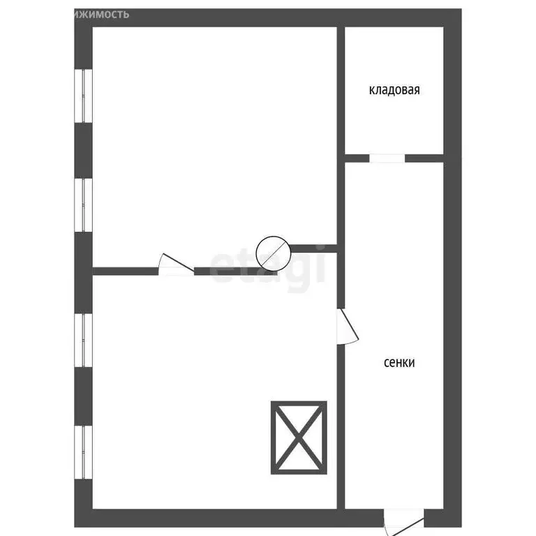 Дом в село Боровлянское, улица Механизаторов (36.2 м) - Фото 2