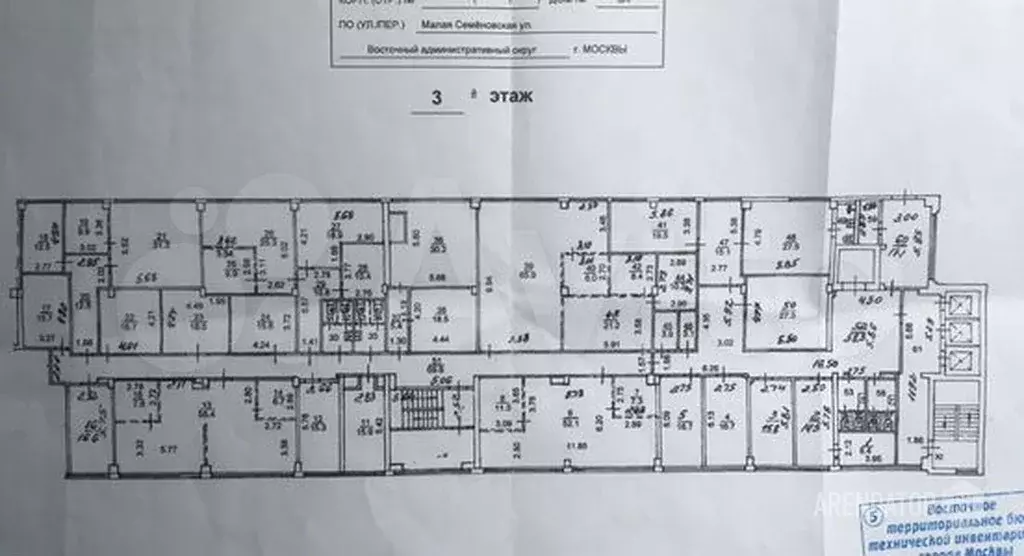 Аренда офиса 936 м2 в офисном здании, класс C - Фото 0