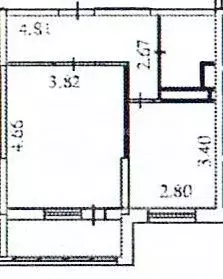1-к кв. Московская область, Мытищи ул. Стрелковая, 6 (39.0 м) - Фото 2