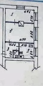 2-к. квартира, 37,3 м, 2/2 эт. - Фото 0