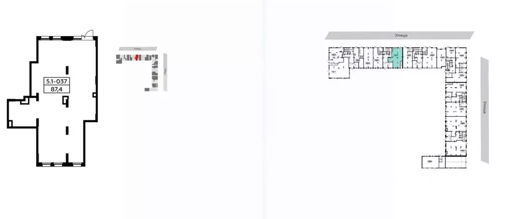 Помещение свободного назначения в Москва просп. Прокшинский, 5 (87 м) - Фото 1