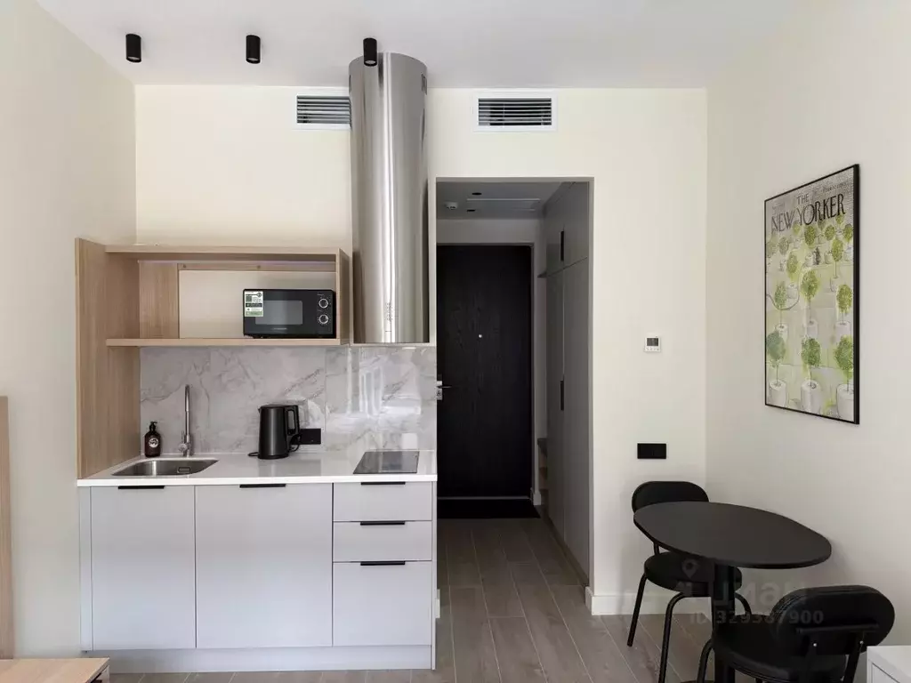 Студия Санкт-Петербург наб. Макарова, 58 (20.4 м) - Фото 1