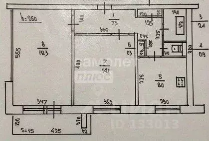 2-к кв. Брянская область, Брянск Фосфоритная ул., 19 (52.9 м) - Фото 1