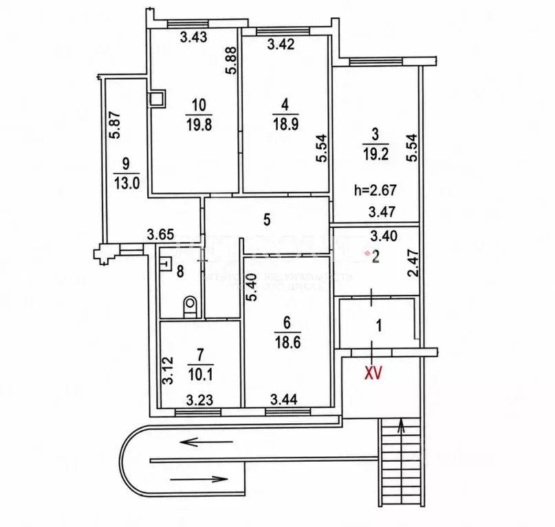 Помещение свободного назначения в Москва Амурская ул., 56 (133 м) - Фото 2