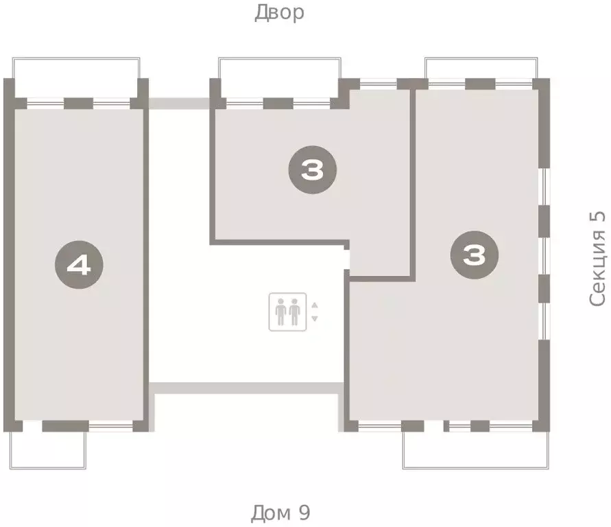 4-комнатная квартира: Тюмень, Причальная улица, 7 (212.38 м) - Фото 1
