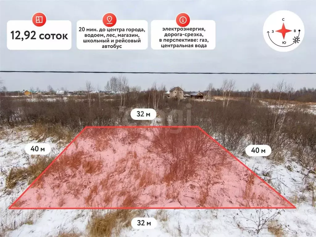 Участок в Тюменская область, Тюмень Царево садовое товарищество, ул. ... - Фото 1