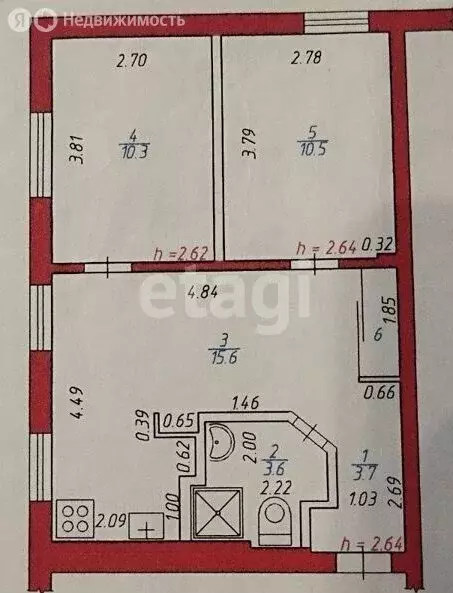 3-комнатная квартира: Ижевск, Советская улица, 2 (45.4 м) - Фото 1