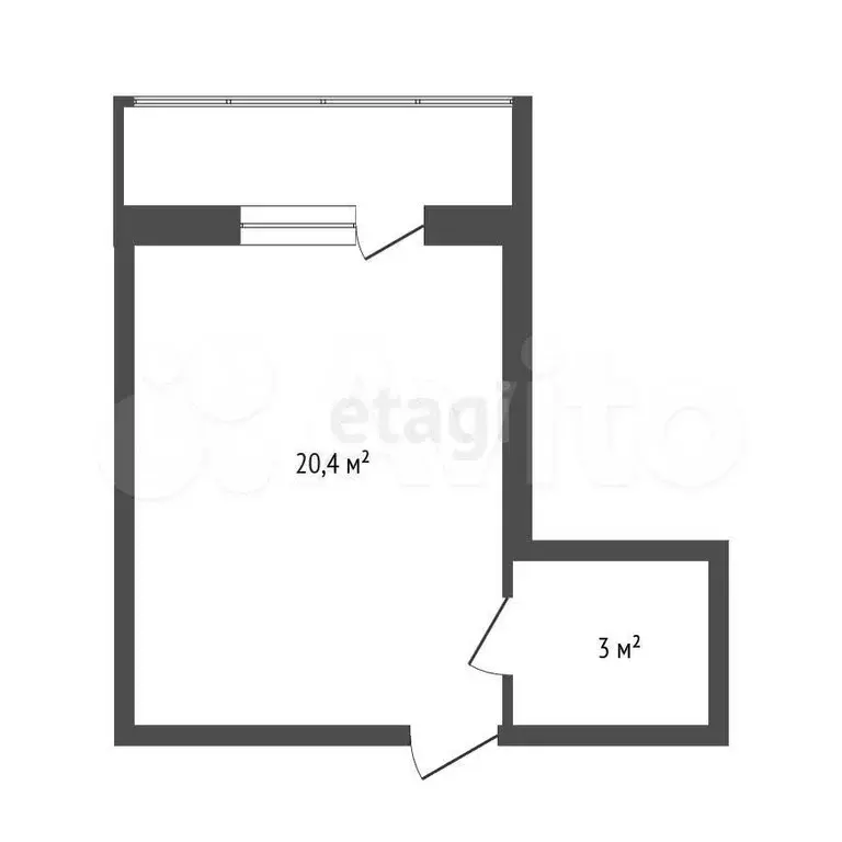 Квартира-студия, 26,8 м, 9/24 эт. - Фото 0