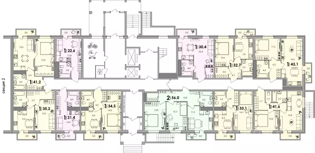 2-к кв. Тверская область, Калининский муниципальный округ, д. Батино ... - Фото 2