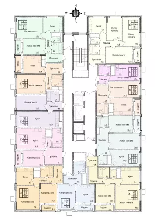 2-к кв. Московская область, Мытищи Медицинская ул., 2Б (47.6 м) - Фото 1