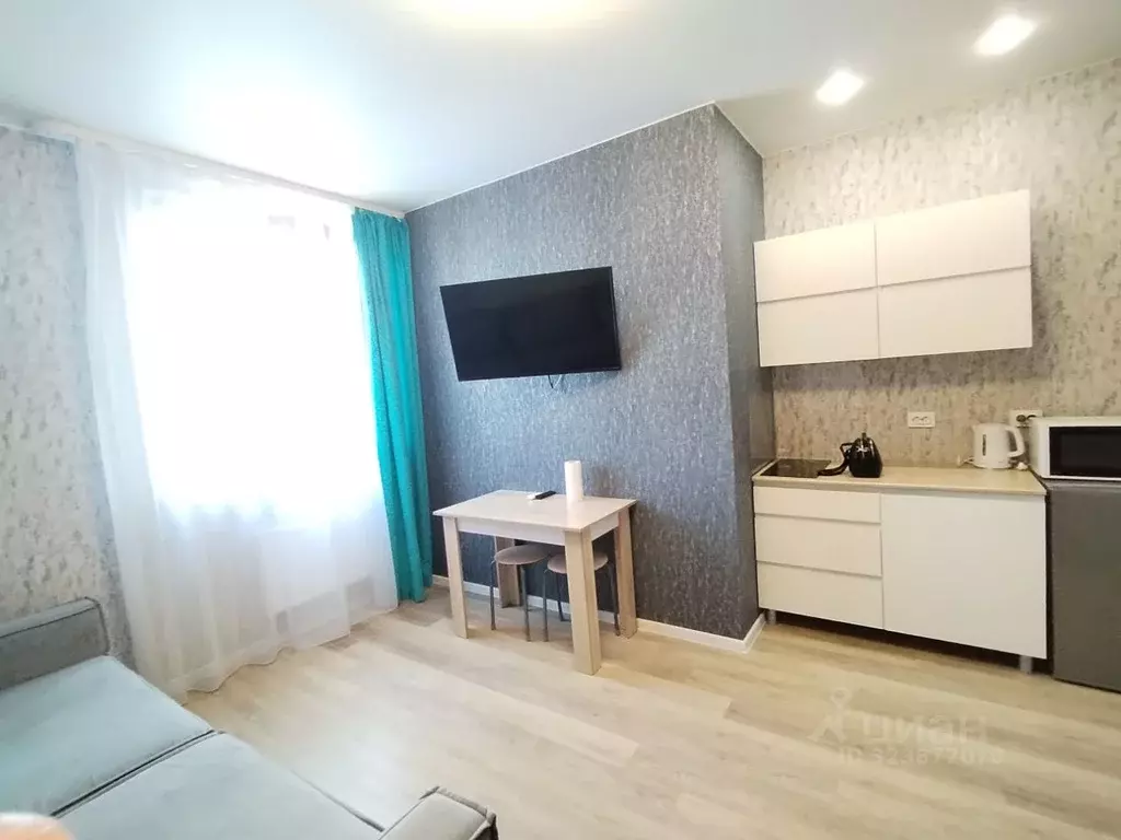 Студия Тюменская область, Тюмень ул. 2-я Луговая, 24к3 (27.0 м) - Фото 1