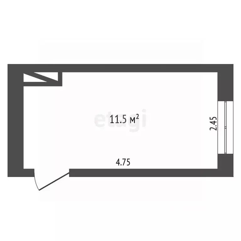 1-к кв. Крым, Ялта ул. Ломоносова, 35А (11.5 м) - Фото 2