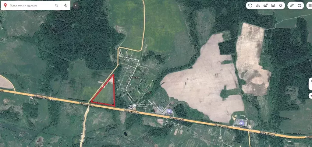 Участок в Смоленская область, Гагаринский район, д. Мальцево  (6.0 ... - Фото 1