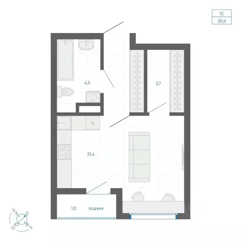 Студия Свердловская область, Екатеринбург ул. Вильгельма де Геннина, ... - Фото 1