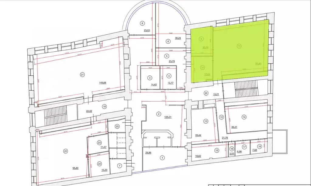 Офис в Москва Поварская ул., 10С1 (130 м) - Фото 2