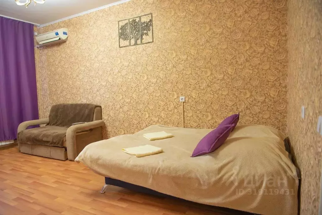 1-к кв. Татарстан, Альметьевск Алсу мкр, ул. Рината Галеева, 25 (36.0 ... - Фото 0