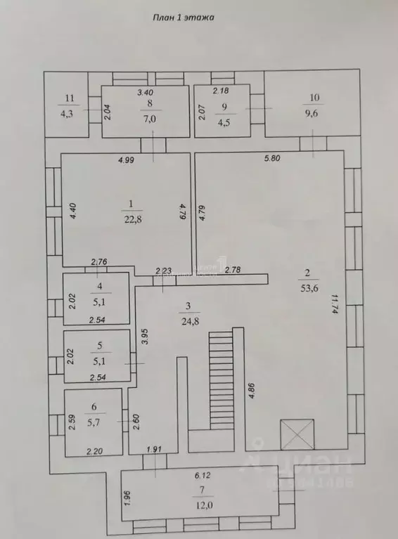 Дом в Татарстан, Высокогорский район, с. Семиозерка ул. Батыршина, 28 ... - Фото 1