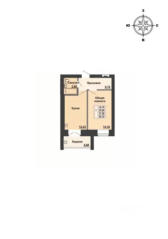 1-к кв. Марий Эл, Медведевский район, Руэмское с/пос, пос. Руэм ул. ... - Фото 1