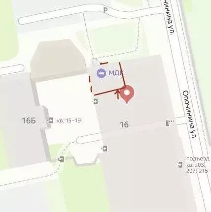 1-к кв. Санкт-Петербург ул. Опочинина, 16 (34.0 м) - Фото 1