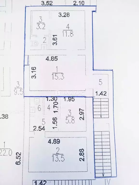 Офис в Москва Бакунинская ул., 17/28 (42 м) - Фото 2