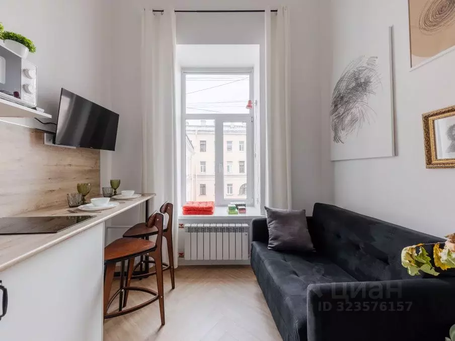 Студия Санкт-Петербург Гороховая ул., 46 (17.0 м) - Фото 1