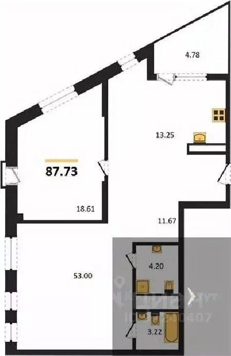 3-к кв. Воронежская область, Воронеж наб. Чуева, 7 (87.73 м) - Фото 0