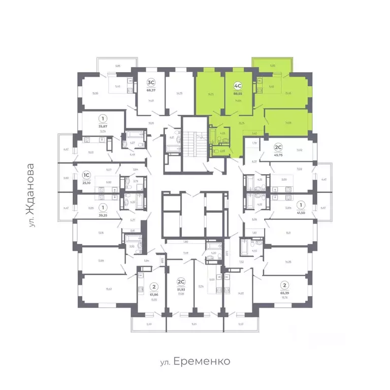 4-к кв. Ростовская область, Ростов-на-Дону Левенцовский мкр, ... - Фото 1