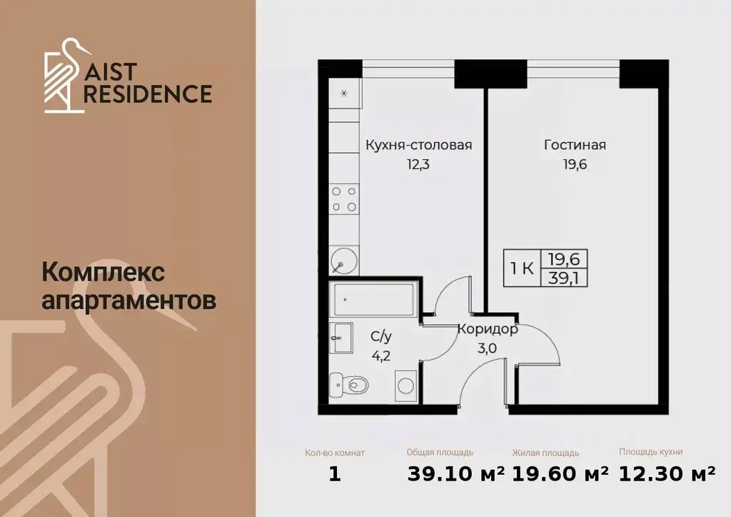 1-к кв. Москва ул. Наметкина, 10Д (39.1 м) - Фото 0