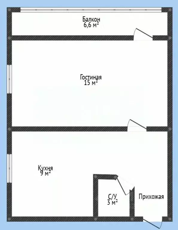 1-к кв. Дагестан, Махачкала ул. Учительская, 9к1 (35.0 м) - Фото 2