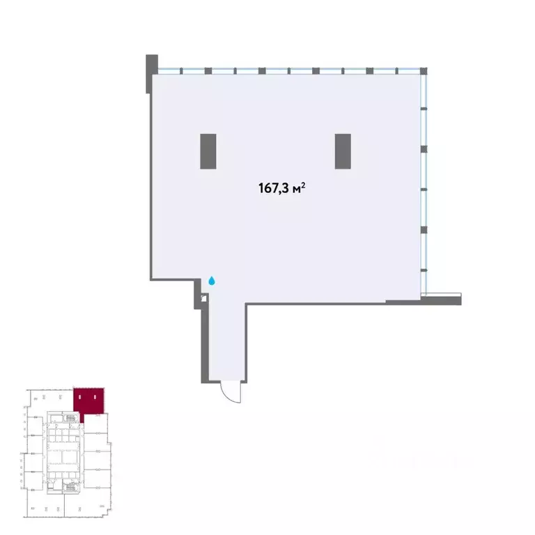 Офис в Москва Кинематографический кв-л,  (167 м) - Фото 2