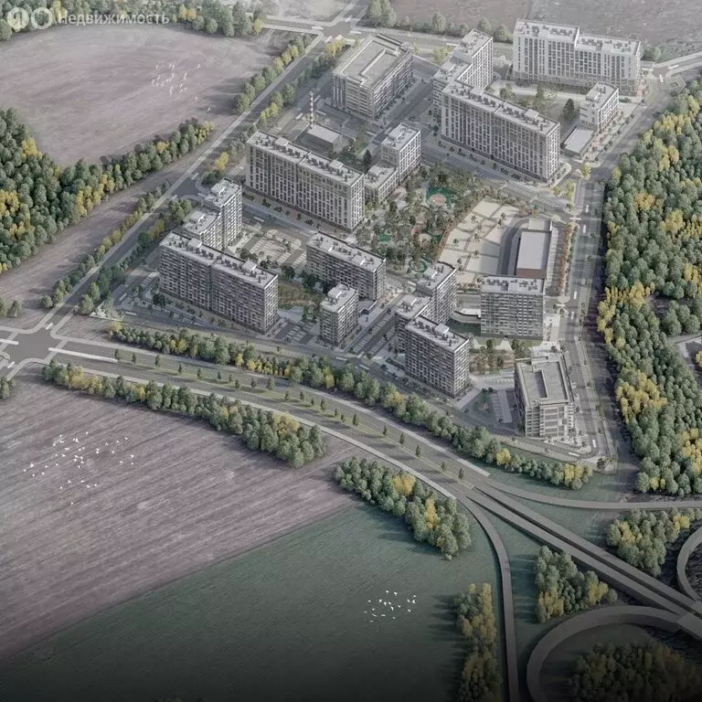 2-комнатная квартира: Тюмень, улица Андрея Приказнова, 1 (60.48 м) - Фото 1