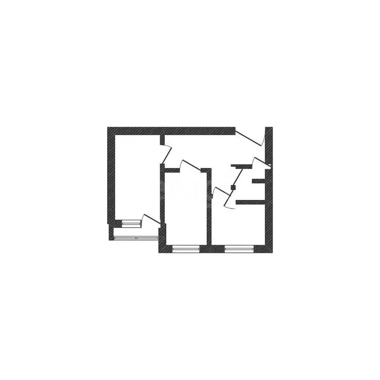 2-комнатная квартира: Бирюч, улица 9 Января, 32 (48.7 м) - Фото 1
