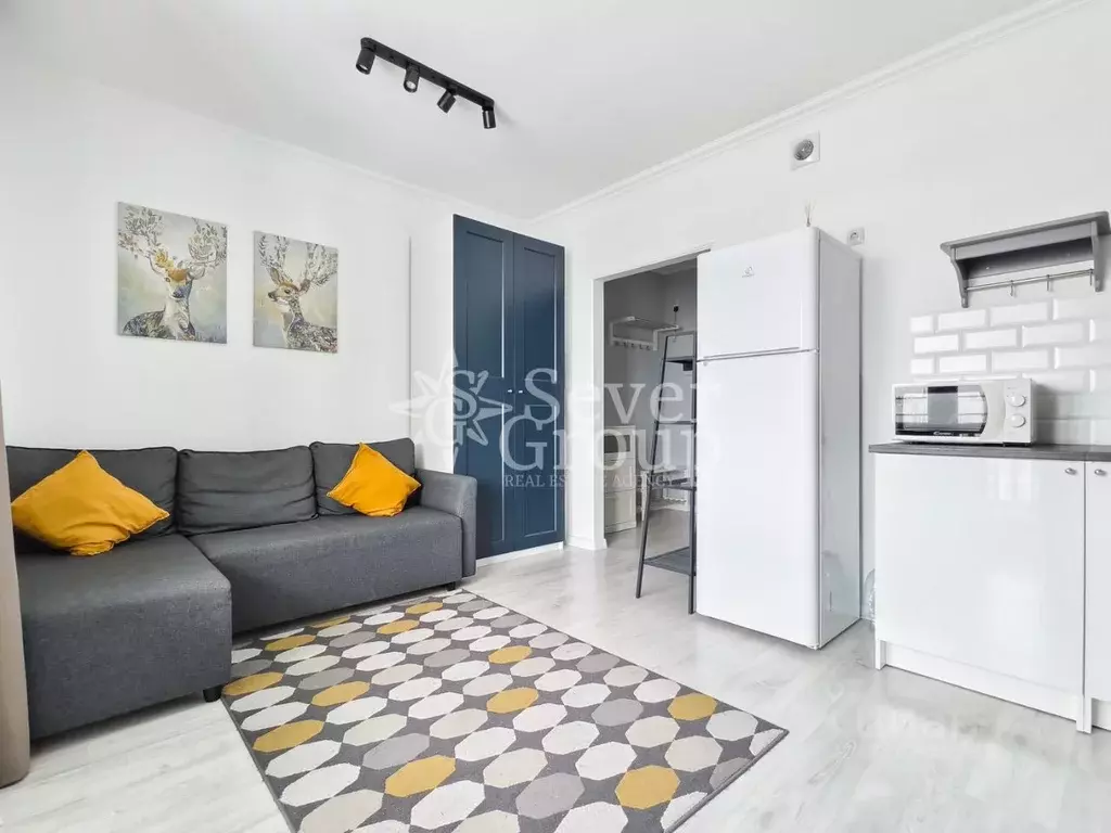 Студия Санкт-Петербург ул. Парфеновская, 7к1 (29.8 м) - Фото 1