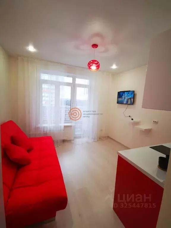 Студия Тюменская область, Тюмень ДОК мкр, ул. Ботаническая, 1 (19.5 м) - Фото 2