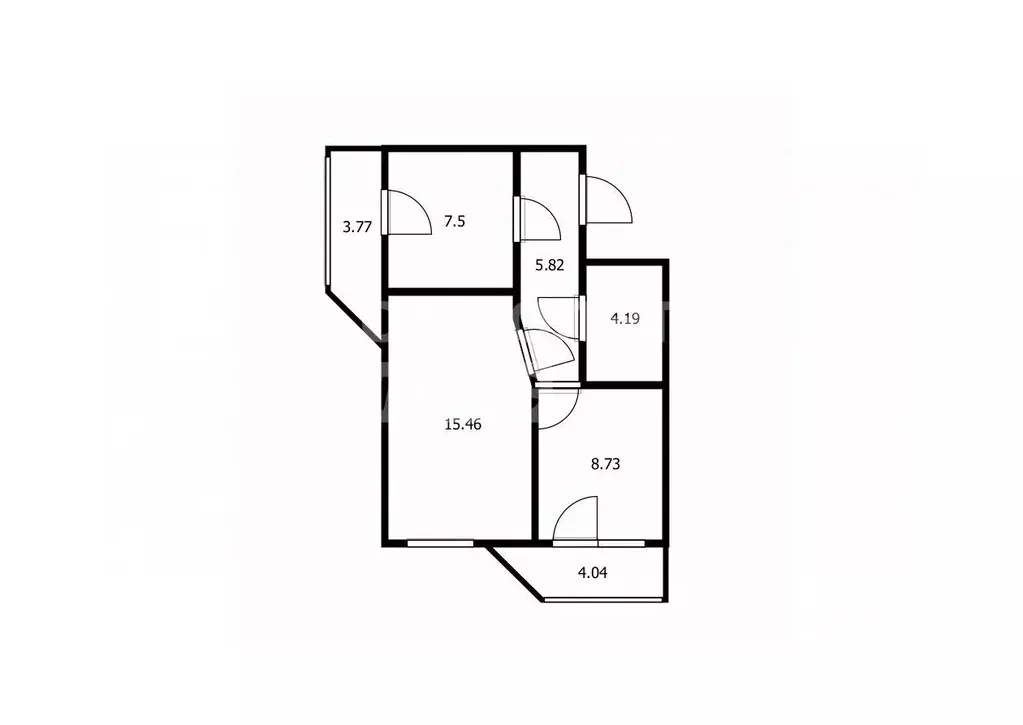 2-к кв. Кировская область, Киров Лосево сл., 1 (42.3 м) - Фото 1