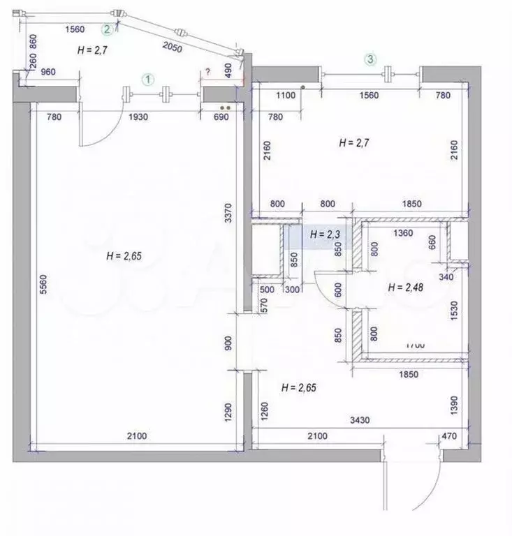 1-к. квартира, 38,1 м, 10/14 эт. - Фото 0