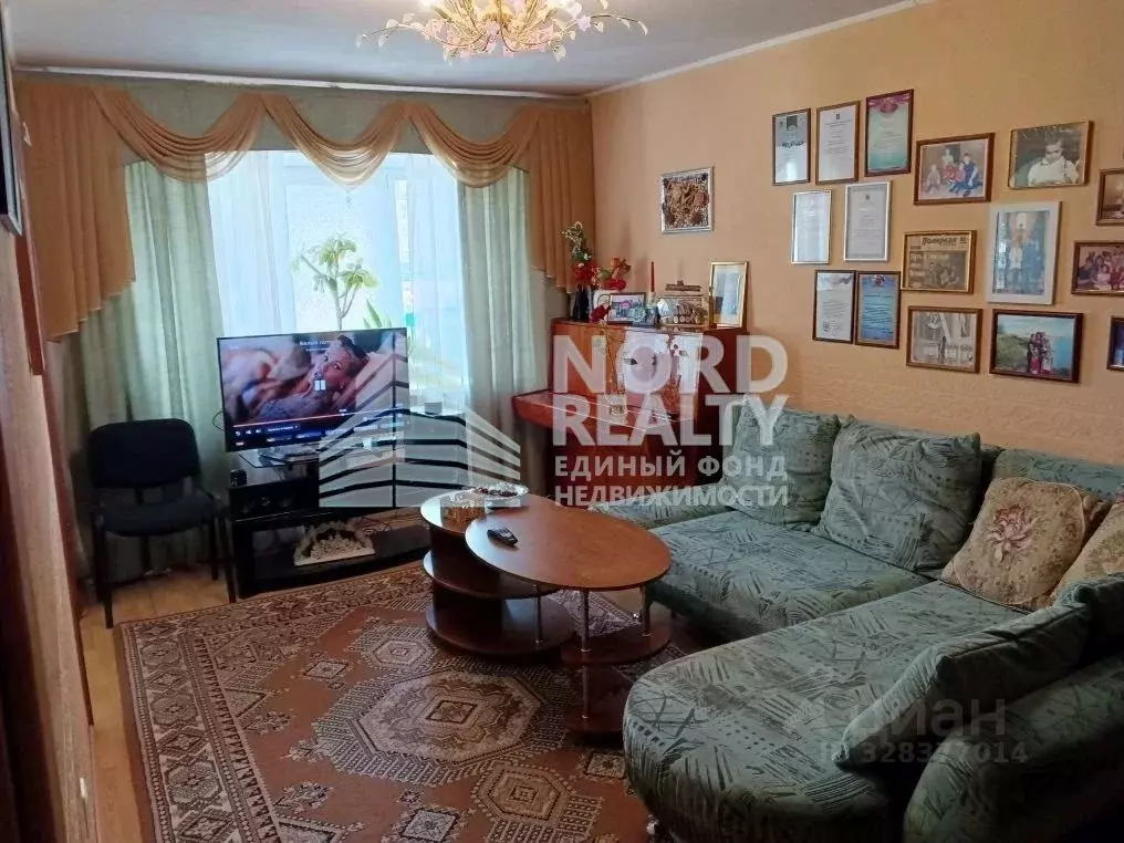 4-к кв. Мурманская область, Мурманск ул. Аскольдовцев, 26к3 (90.2 м) - Фото 1