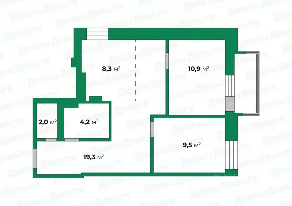 3-к кв. Кировская область, Киров Московская ул., 110к1 (54.2 м) - Фото 0