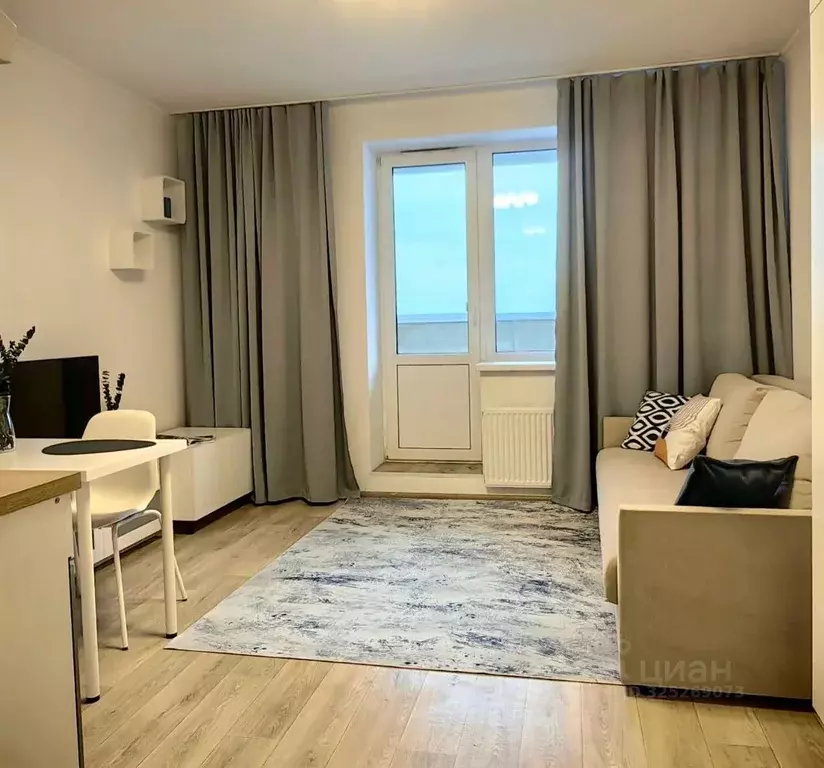 Студия Ленинградская область, Всеволожский район, пос. Бугры бул. ... - Фото 1