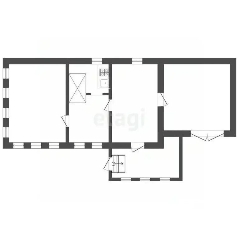 Дом в Вологодская область, Белозерский муниципальный округ, д. Устье ... - Фото 2