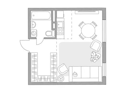 Квартира-студия: Московская область, городской округ Красногорск, село ... - Фото 1
